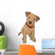 Cute Puppy Illustration Wall Decal