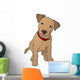 Cute Puppy Illustration Wall Decal
