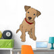Cute Puppy Illustration Wall Decal
