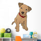 Cute Puppy Illustration Wall Decal