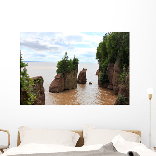 Hopewell Rocks, New Brunswick, Canada Wall Mural