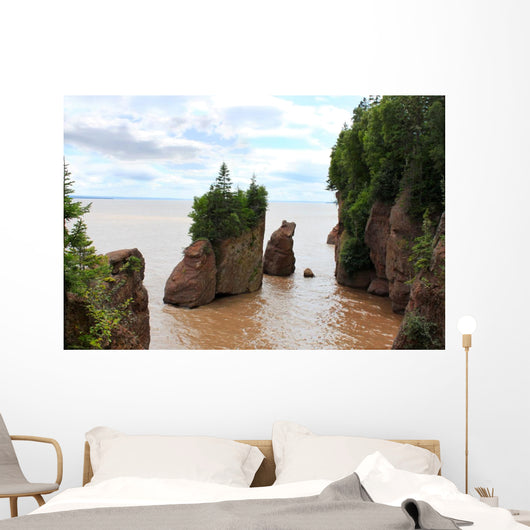 Hopewell Rocks, New Brunswick, Canada Wall Mural