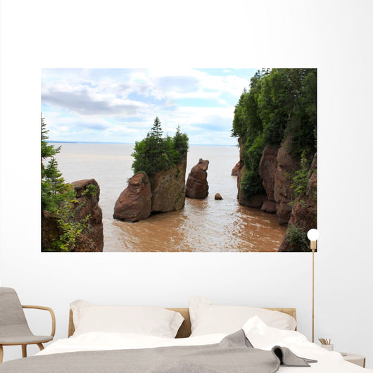 Hopewell Rocks, New Brunswick, Canada Wall Mural
