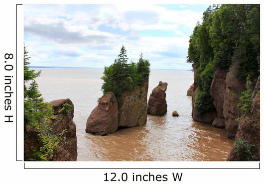 Hopewell Rocks, New Brunswick, Canada Wall Mural