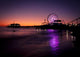 Santa Monica Pier Sunset Wall Mural