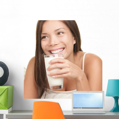 Milk Wall Decal shown on a wall