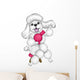 Poodle Grooming Wall Decal