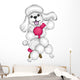 Poodle Grooming Wall Decal