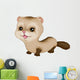 Baby Ferret Wall Mural