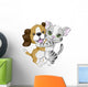 Dog and Cat Wall Decal
