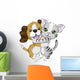 Dog and Cat Wall Decal
