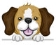Beagle Puppy Wall Decal