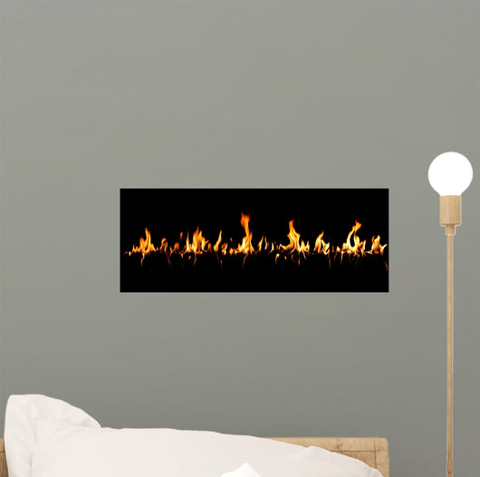 rideau de feu Wall Mural