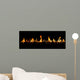 rideau de feu Wall Mural