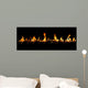 rideau de feu Wall Mural