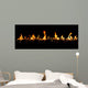 rideau de feu Wall Mural