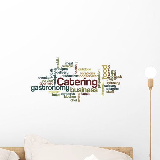 Catering - Word Cloud Wall Decal