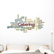 Catering - Word Cloud Wall Decal