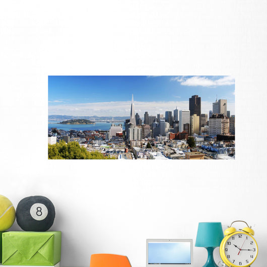 san francisco panorama 3 Wall Mural