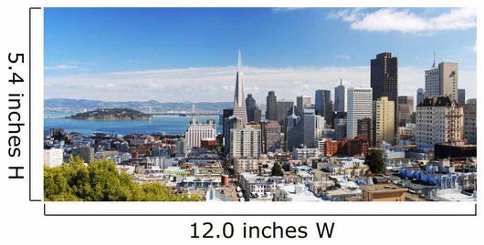 san francisco panorama 3 Wall Mural