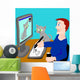 Illustrator Wall Mural