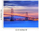 bay bridge and san francisco at dusk Wall Mural