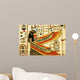 Papyrus With Elements of Egyptian Ancient History Wall Mural