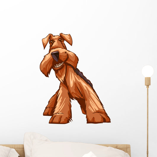 Airedale Terrie Wall Decal