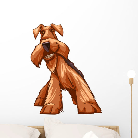 Airedale Terrie Wall Decal