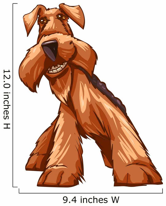 Airedale Terrie Wall Decal