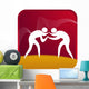 Wrestler Wall Mural