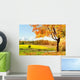 Autumn Morning Park Wall Decal