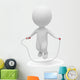 Skipping Rope Wall Decal