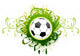 Green Fancy Soccer Wall Decal
