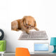 Dog Reads Newspaper Wall Decal