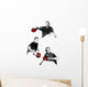 ping pong trio Wall Decal