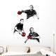 ping pong trio Wall Decal