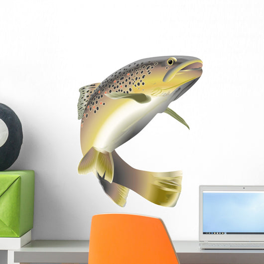 Fish Decals - Wildlife Trout Wall Decal