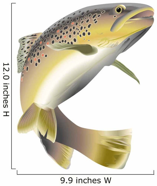Fish Decals - Wildlife Trout Wall Decal