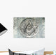 Masonic Symbol Detail on Nineteenth Century Gravestone Wall Mural