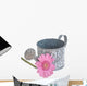 Gerberas and Watering Can Wall Decal