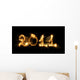 2011 made of sparks with track Wall Mural