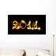 2011 made of sparks with track Wall Mural