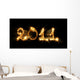 2011 made of sparks with track Wall Mural