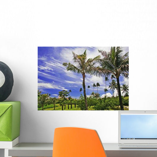 Guam Tropical Scene Wall Decal