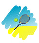 Tennis Symbol Wall Decal