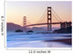 San Francisco's Golden Gate Bridge at Dusk Wall Mural