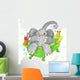 Elephant in the Bathtub Wall Decal