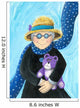 Granny with Purple Teddy