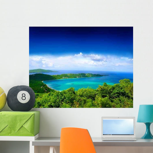 Post Card from Tahiti Wall Decal Design 4